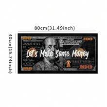 1pc, Pop Posters, Inspirational Dollar Bill Pop Wall Arts, Parody Dollar Canvas Decorative Painting, For Office, Living Room, Kitchen, Bar, Ideal Gift, No Frame Gifts Birthday Graduation