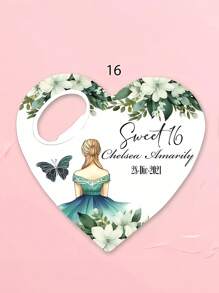 Personalisiertes Geschenk, magnetischer Flaschenöffner, 15-18 Jahre Geburtstagsparty Geschenk, Prinzessin Stil Design, Mädchen Party, multifunktional, schimmelresistent, sehr dekorativ, exquisit, modisch, hochwertig, modern, retro, individualisiert, einzigartig, personalisiert, ideales Geschenk für sie, Freund, Freundin, Vater, Mutter, Familie, Freunde, Sohn, Tochter, Kinder, Jahrestag, Geburtstag, Geschenk für Vater, gemütliche Atmosphäre, Zuhause, individualisierter Flaschenöffner und Zubehör - Verschiedenfarbig - Übersicht 17