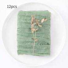 波西米亚风格皱褶布餐巾，婚礼派对桌面装饰餐垫，巴厘岛纱布家用皱褶餐巾