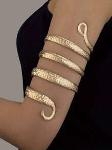 1 buah Gelang Ular Fleksibel untuk Wanita - Modis, Elegan, Mewah - Cocok untuk Liburan, Pakaian Pantai, Berkelas, Festival - Gelang ular - View 7