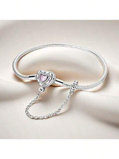 Chain Basic Chain Bracelet Sterling Silver DIY Jewelry Charm Beads