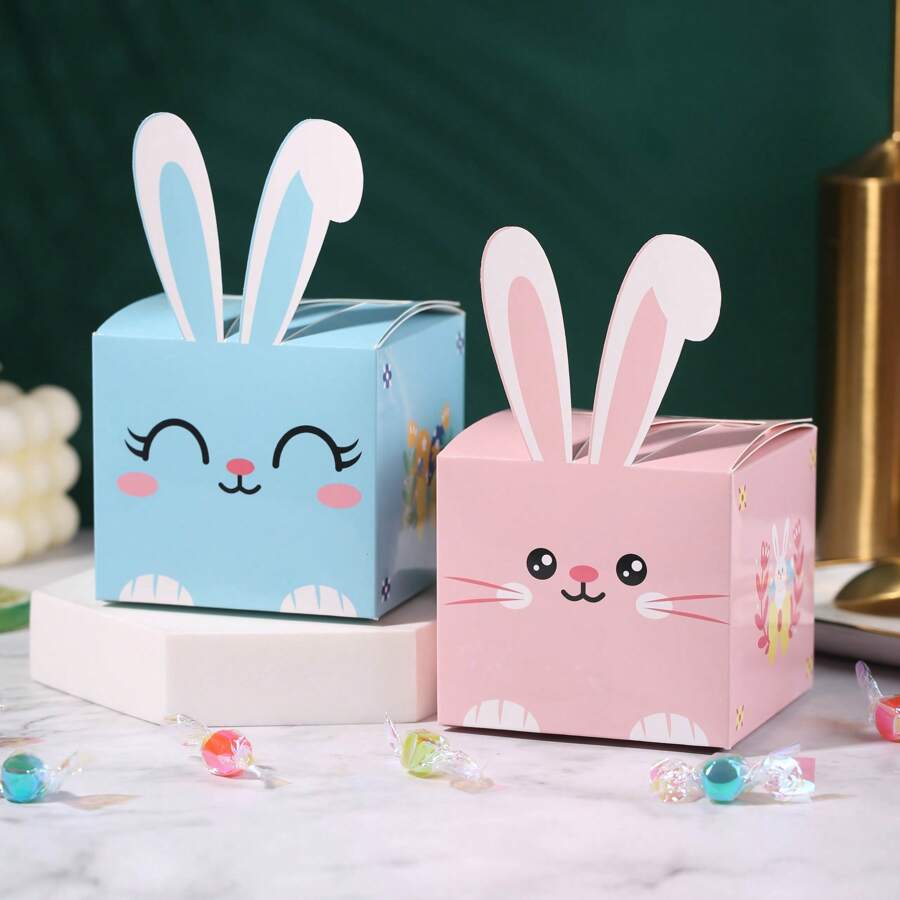 胡萝卜兔糖果礼盒复活节卡通小礼物礼品饼干包装纸盒