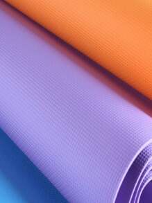 1PZ High Density Non-Slip Yoga Mat With Carry Strap, Colors Sent Randomly - Multicolor - View 4