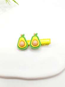 New Arrival Popular Resin Fruit Hairpin Cute Side Clip Bangs Clip Alligator Clip Fruit Lemon Casual Cute Elegant ABS Plastic Hairpin Clip, Suitable For Autumn, Winter, Summer, Spring