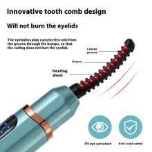 这款加热睫毛夹配有电量指示灯、3种温度模式、LED显示屏，并可通过USB充电，是一款实用的美妆工具。这款加热睫毛夹是送给女性的完美圣诞礼物。为了达到最佳效果，建议先化眼妆。对于浓密或较硬的睫毛，请等待温度调节至合适的设置。如有需要，可调高温度。