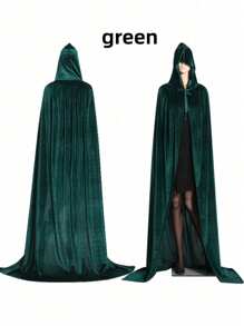 1 件万圣节吸血鬼死亡长袍斗篷，适合成人、派对角色扮演、圣诞节