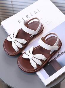 Meisjes Stijlvolle Sandalen, Casual Bloemen Strand Sandalen Met Zachte Bodem, Comfortabel