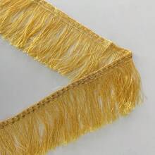 金边龙须流苏饰边，窗帘、室内装饰、服装的流苏装饰