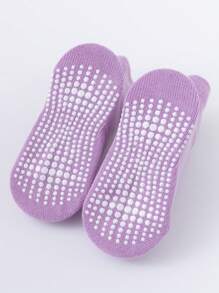 12 par flickor med halkskydd för barn sportstrumpor, multifunktionella studsmattor, hussockor - Multifärgad - Visa 6