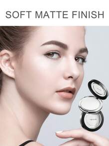 MENOW 哑光薄纱定妆粉控油持久定妆粉干皮油性皮肤彩妆大白饼 - 1#clear white - 查看 6