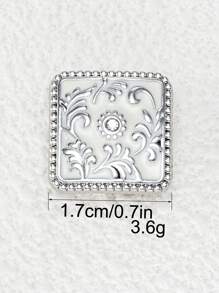 6pcs/Pack Vintage Pattern Resin Oil Drop Metal Buttons, For Uniform, School Wear, Sweater, Cardigan, Jacket, DIY Bags, Gift Box, Handicraft