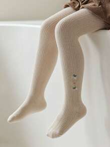 1pc Girls Stirrup Tight, Suitable For Everyday Wear
