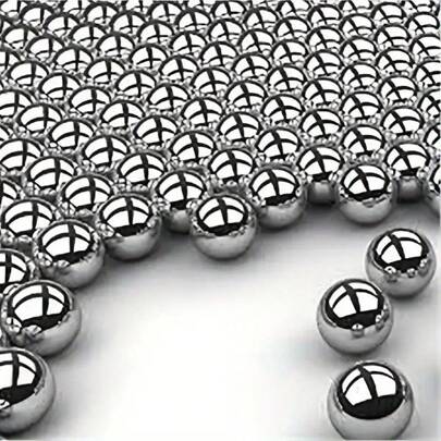 Easytoday 500 件 6/7/8 毫米弹弓狩猎射箭球高碳钢球精密抛光淬火