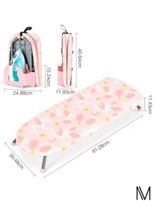 Folding Tabletop Ironing Board With Stand - 粉色 - 查看 2