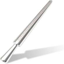 1-5 teiliges Ringgrößen-Messkit, inklusive Ringgröße-Lehre, Fingerringgrößen-Messer, Ringgrößen 1-17, Schmiedhammer, Ringklemme, Ringadapter und Poliertuch, Drahtklammer, Rundkappenzange