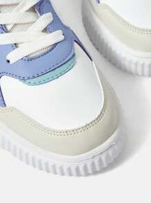 Sapatos esportivos clássicos da moda multicoloridos, tênis de skate universitário estilosos e casuais, unissex para crianças