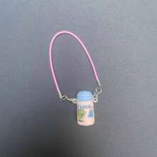 Creative New Labobo Mini Mug Pendant Cute Small Milk Bottle Doll Accessory, Realistic DIY Water Bottle Decor For Labubu - Multicolor - View 11