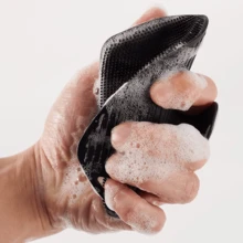 1pc Random Color Silicone Shower Scrubber, Portable For Travel, Unisex, Suitable For Home, School, Hotel Use. Back To School Essential, Travel Essential. Can Be Given As A Small Gift To Friends, Perfect Gift, Gentle Body Cleansing Tool, Deep Cleaning, Reusable, With Handle For Easy Scrubbing, Shower Brush, Exfoliating Scrub, Shower Accessories, Bathroom Decor, Bathroom Accessories