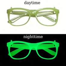 5 Pcs Luminous Glasses, Party Decorations, Bars, KTVs, Dance Parties, Glowing Photography Props, Color Changing Cold Light Glasses Frames - Multicolor 5pcs - View 7