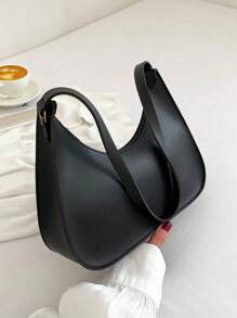 小众设计腋下包女士包包2025新款秋冬时尚单肩包超轻便手提包 - 黑色 - 查看 6