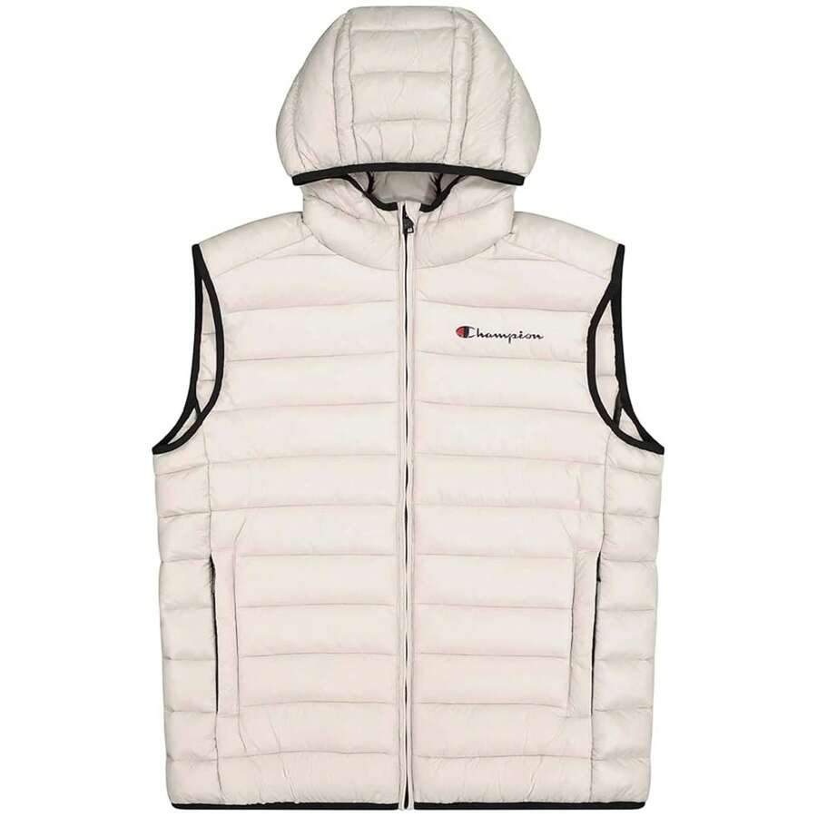 Champion Polyfilled Vest For Men In Beige ✅ Delivery 24/72h To Spain (Peninsula)