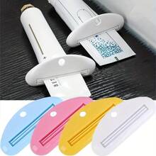 2pcs Toothpaste Squeezer: Manual Toothpaste Dispenser, Multi-Functional Bathroom Accessory - Made Of Plastic Home Bathroom Decor Summer