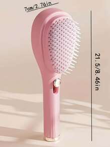 360° Wrap Brush - Anti-Static, Portable And Retractable Design, Suitable For All Hair Types, Plastic Bristles, Anti-Static, Does Not Damage Hair And Fluffy Scalp - Multicolor - View 8