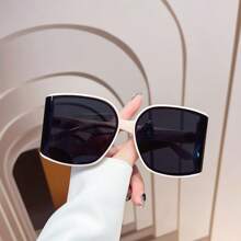 LiMiaoMiao 1pc Oval Shaped Eyeglasses, Fashionable And Versatile