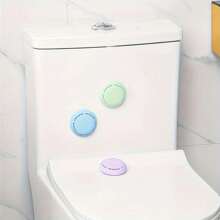 5 件（1 个外壳+4 包）固体空气清新剂贴纸，适用于厕所/浴室/卧室/衣柜/汽车，附可更换香味纸，厨房，厨房用品，清洁，厨房毛巾，厨房，浴室，家庭，家居供应商 - 彩色 - 查看 3