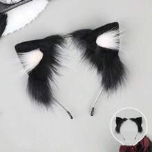 1 件装猫耳朵头带角色扮演女士发带服装装扮可爱发饰 - 彩色 - 查看 9