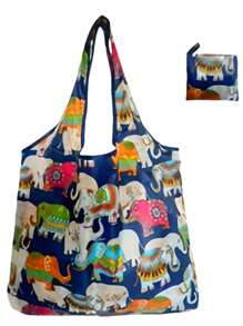 1 bucă geantă de cumpărături impermeabilă, de capacitate mare, design reutilizabil cu model floral și animal, geantă de mână pliabilă, ușoară, portabilă cu formă dreptunghiulară, potrivită pentru alimente, depozitare, călătorii