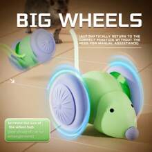 [Tương tác nhẹ nhàng] Đồ chơi tương tác dành cho người yêu mèo và mẹ mèo có đuôi phát sáng - Sạc qua USB, bằng silicon, kích thích trí tò mò, an toàn cho mọi giống mèo và mẹ mèo, đồ chơi tương tác thú vị dành cho người yêu mèo và mẹ mèo - Nhiều màu - Xem 9