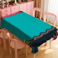 1pc Easter Tablecloth With Rabbit & Egg Design, Suitable For Spring/Summer Decoration, Easter Gift, Indoor/Outdoor, Easter Party & Home Decor, Easter Decorations, Farmhouse Decor - Multicolor - View 76