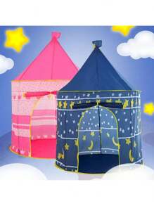 Tienda Campaña para niños infantil Portátil Plegable - Azul - Ver 5