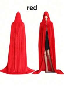 1 件万圣节吸血鬼死亡长袍斗篷，适合成人、派对角色扮演、圣诞节