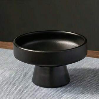 1 件带脚陶瓷甜点杯，适用于冰淇淋、家用厨具