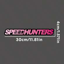 1 件 SPEED HUNTER JDM 自行车贴纸，适用于车架防刮，户外骑行爱好者，防水防晒创意文字贴纸 - 均碼 - 查看 13