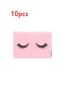 10 件装旅行收纳袋睫毛拉链袋磨砂自封袋化妆品袋服装夹链密封袋旅行必需品旅行配件女性旅行必备品旅行收纳袋行李箱夏季海滩度假 - 彩色 - 查看 15