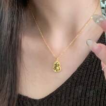 Niche Design, Exclusive Shine Each Dragon Scale Is Polished Carefully, And The Bursting Light Is Heart-Wrenching. Wear It And Become A Unique Focus In The Crowd. - Ice Ice Dragon Scale Gourd Necklace - View 3