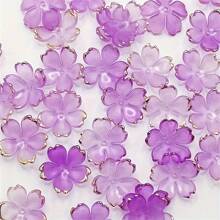 50 件优质金箔珠，非常适合 DIY 珠宝制作 - 非常适合手链、项链、手机吊饰和手提包配件 - 彩色 - 查看 4