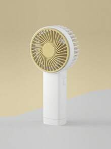 AOYI 1pc Rechargeable Portable Handheld Mini Fan With 3 Wind Speeds, Minimalist Design With Lanyard For Outdoor Use - Gradient - View 12