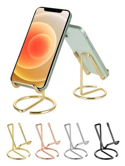 1 pieza Soporte de metal minimalista de aleación, adecuado para sala de estar, dormitorio, escritorio de oficina, estudio, vuelta al colegio