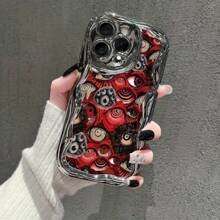 Una funda de teléfono eleganteNo incluye cordón ni soporte. CreativoCompletoPantallaOjoDiseñoPatrónMóvilTeléfonoCasoCompatibleCon 1615141312ProMAXSuaveBorde11ProtectorCaso,AdecuadoParaRegalosParaMasculinoYNoviaRegaloParaCumpleañosMadre,Familia,Amigos,NovioNovia - Plateado - Ver 3