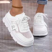 Summer Platform Slip-On Breathable Hollow-Out Comfortable Thick-Sole Non-Slip Beach & Casual Sandals