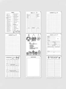 1 Pc Houseplant Watering Schedule, Houseplant Care,Garden Log Tracker, Digital Houseplant Watering Schedule, Houseplant Care Plan This Planning Notebook