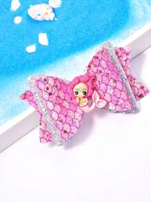 1 件扇贝鱼鳞美人鱼系列发夹，适合日常穿着、节日派对、礼物、情人节、返校和毕业装饰 - 彩色 - 查看 12