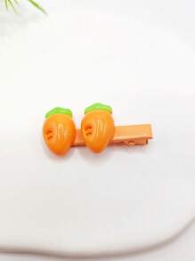 New Arrival Popular Resin Fruit Hairpin Cute Side Clip Bangs Clip Alligator Clip Fruit Lemon Casual Cute Elegant ABS Plastic Hairpin Clip, Suitable For Autumn, Winter, Summer, Spring