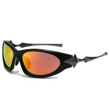 Unisex Mode Futuristische dekorative Brille, einzigartiges personalisiertes Haarspangen Brillen Accessoire