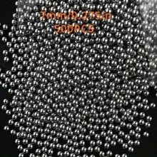 Easytoday 500pcs 6/7/8mm Slingshot Hunting Archery Ball High Carbon Steel Ball Precision Polished Quenched