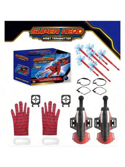 Nuevo set de regalo 2025 Spider Web Blaster - Guantes de - Juguete único y genial - Juguete de broma - Juguete anti-estrés - Regalo de cumpleaños - Regalo de Pascua - Regalo perfecto - Juguete